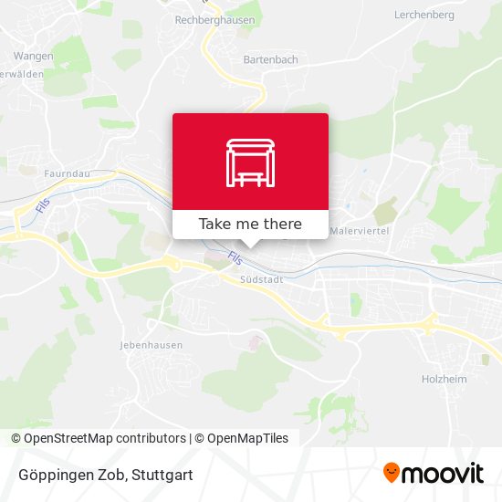 Карта Göppingen Zob