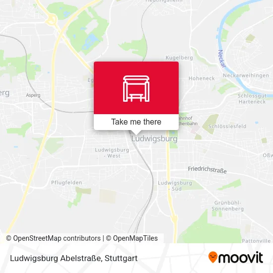 Карта Ludwigsburg Abelstraße