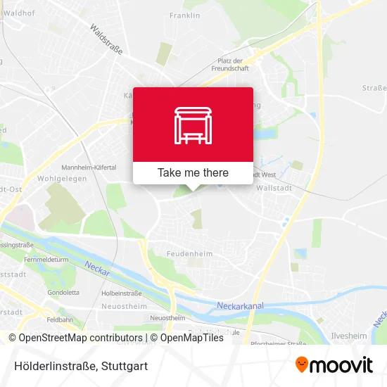 Карта Hölderlinstraße