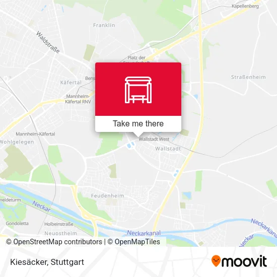 Карта Kiesäcker