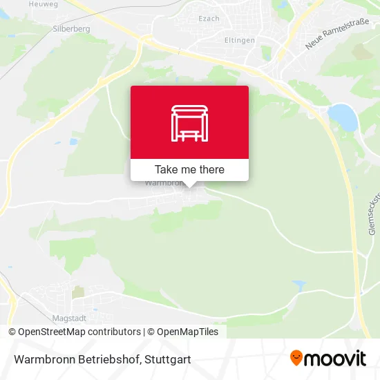 Карта Warmbronn Betriebshof