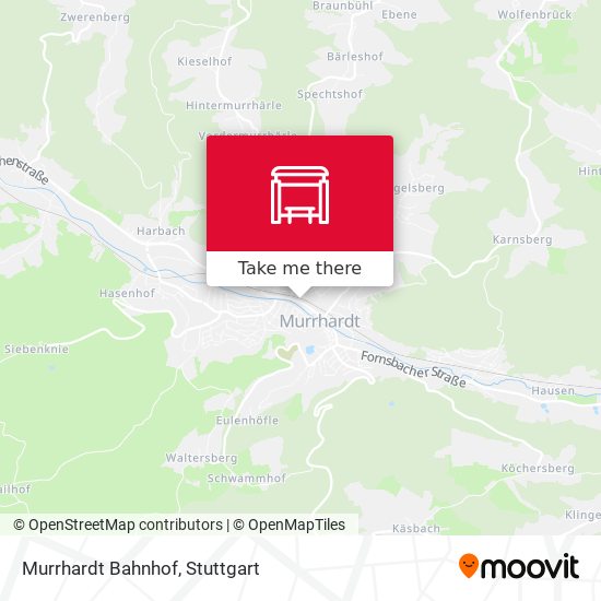 Murrhardt Bahnhof map