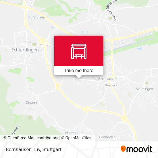 Карта Bernhausen Tüv