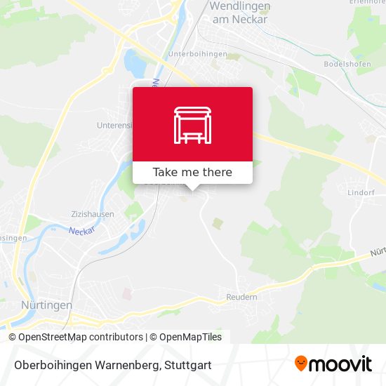Карта Oberboihingen Warnenberg