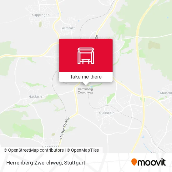 Карта Herrenberg Zwerchweg