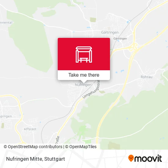 Карта Nufringen Mitte