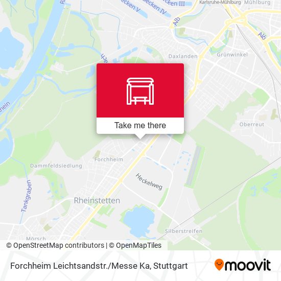 Карта Forchheim Leichtsandstr. / Messe Ka