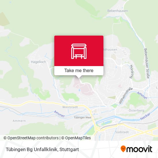 Tübingen Bg Unfallklinik map