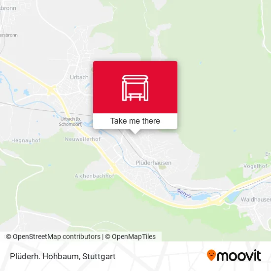 Карта Plüderh. Hohbaum