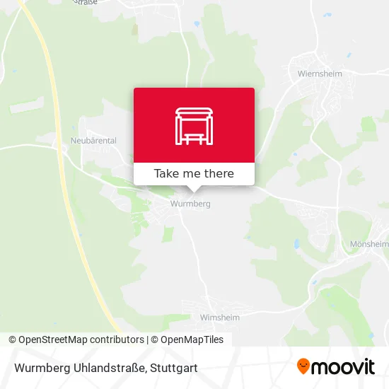 Карта Wurmberg Uhlandstraße