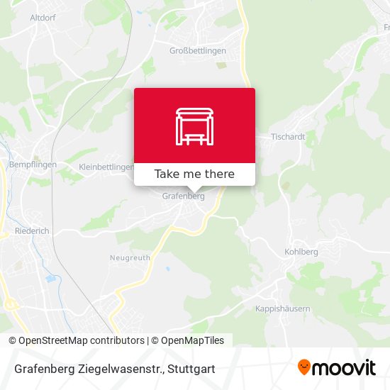 Grafenberg Ziegelwasenstr. map