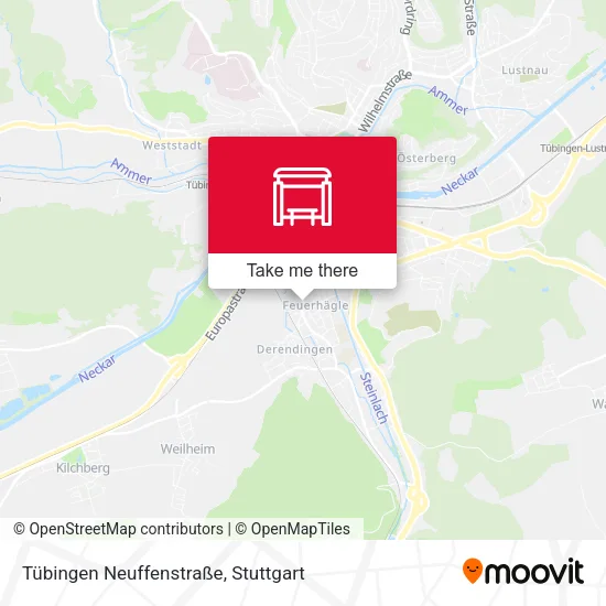 Карта Tübingen Neuffenstraße