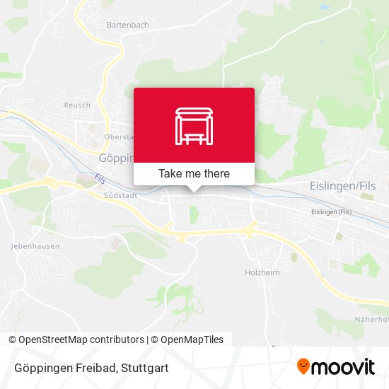 Göppingen Freibad map