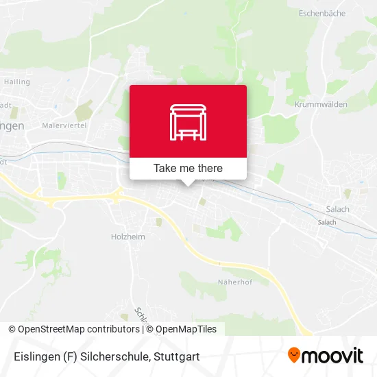 Карта Eislingen (F) Silcherschule