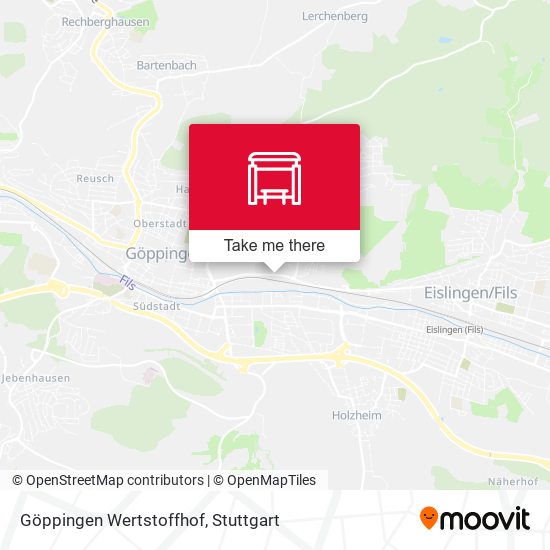 Göppingen Wertstoffhof map