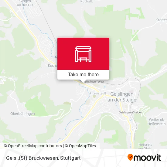 Карта Geisl.(St) Bruckwiesen