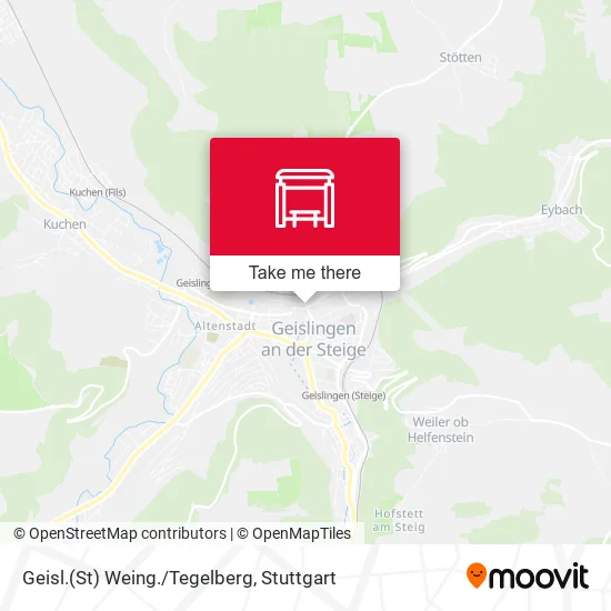 Карта Geisl.(St) Weing./Tegelberg