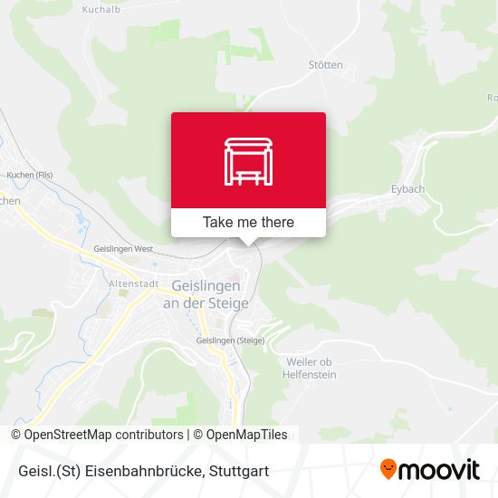 Geisl.(St) Eisenbahnbrücke map