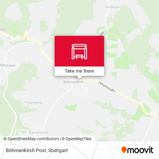 Böhmenkirch Post map