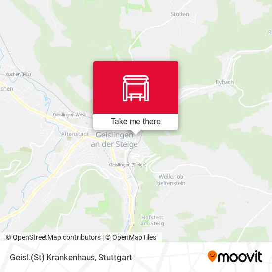 Карта Geisl.(St) Krankenhaus