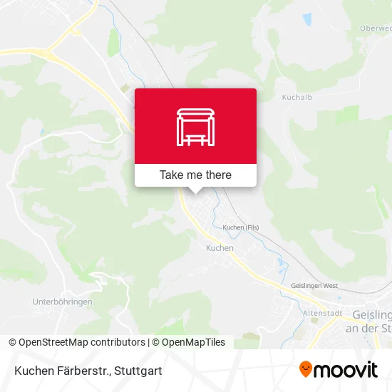 Карта Kuchen Färberstr.