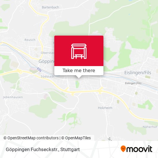 Göppingen Fuchseckstr. map