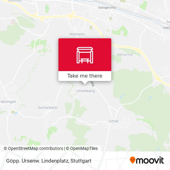 Карта Göpp. Ursenw. Lindenplatz