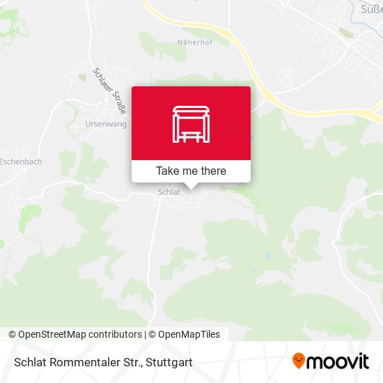 Карта Schlat Rommentaler Str.
