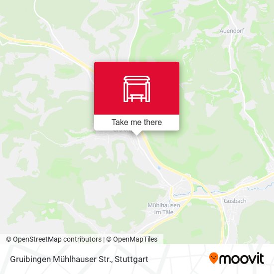 Gruibingen Mühlhauser Str. map