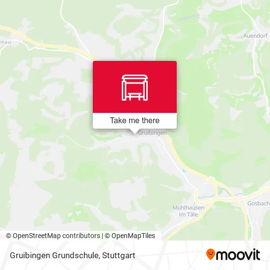Карта Gruibingen Grundschule