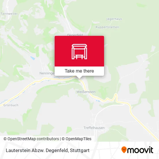 Карта Lauterstein Abzw. Degenfeld