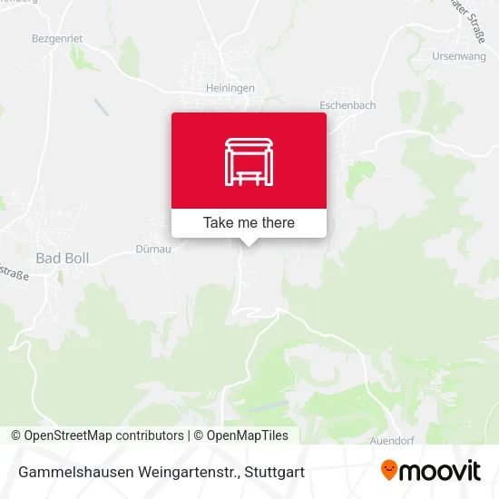Карта Gammelshausen Weingartenstr.