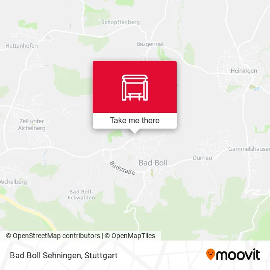 Карта Bad Boll Sehningen