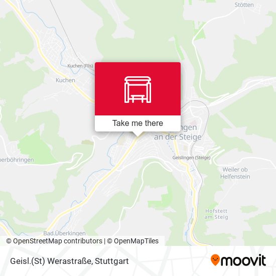 Карта Geisl.(St) Werastraße