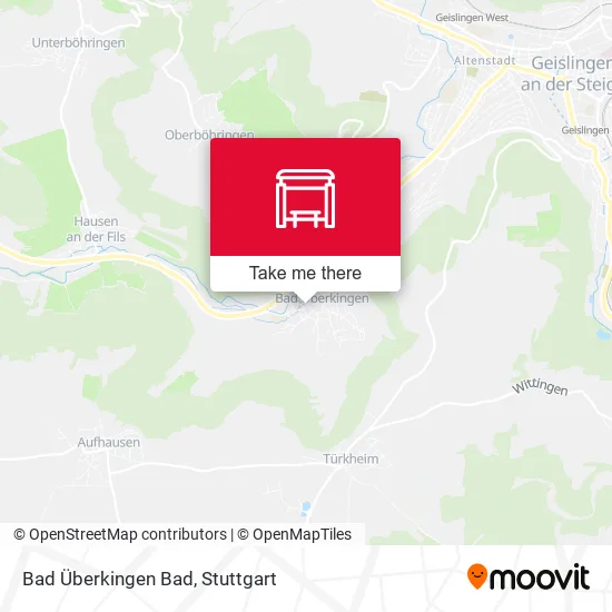 Карта Bad Überkingen Bad