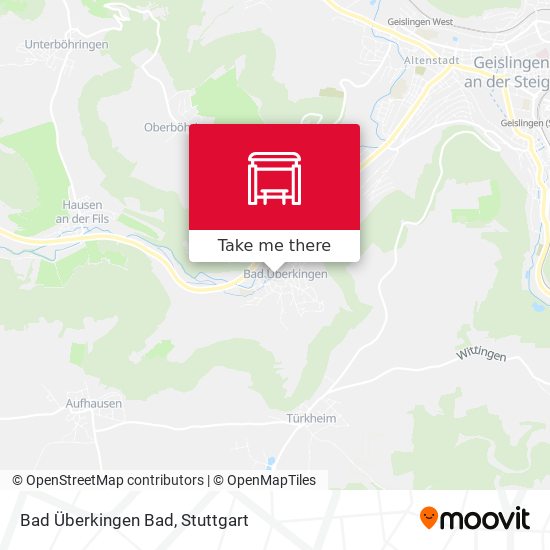 Bad Überkingen Bad map