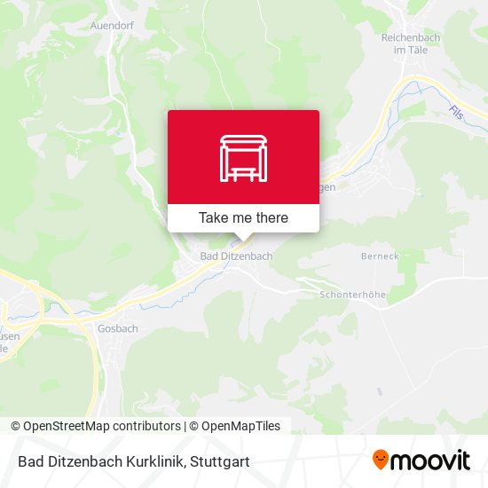 Bad Ditzenbach Kurklinik map
