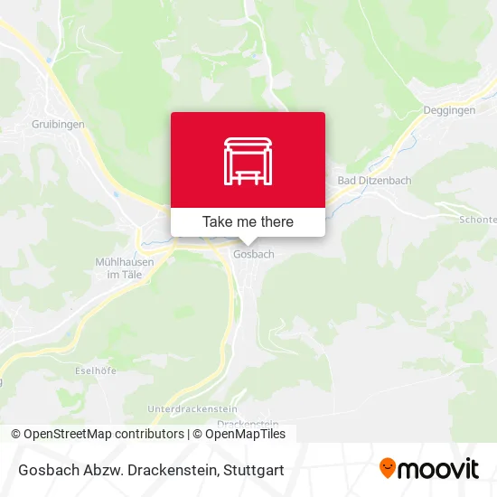 Карта Gosbach Abzw. Drackenstein