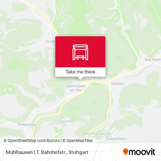 Mühlhausen I.T. Bahnhofstr. map