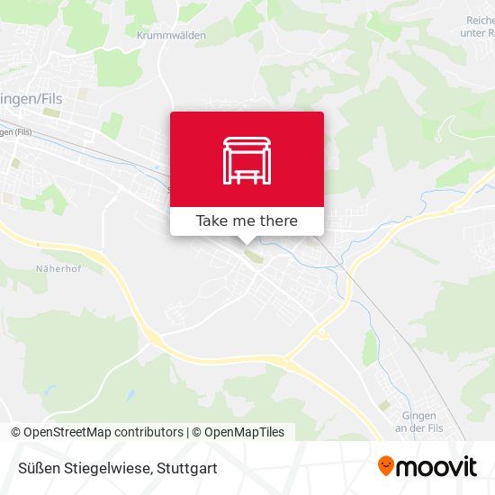 Süßen Stiegelwiese map