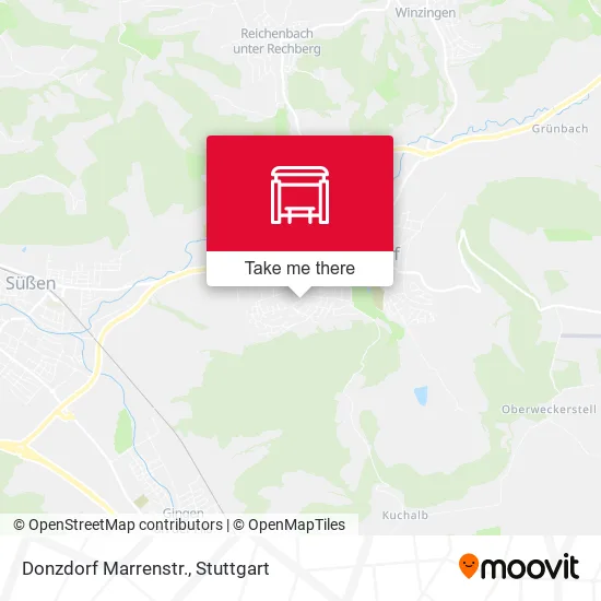 Карта Donzdorf Marrenstr.