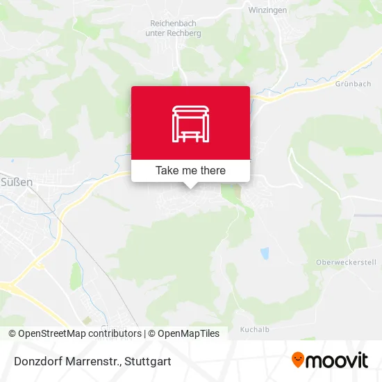 Карта Donzdorf Marrenstr.
