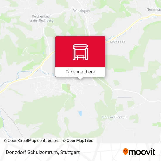 Карта Donzdorf Schulzentrum