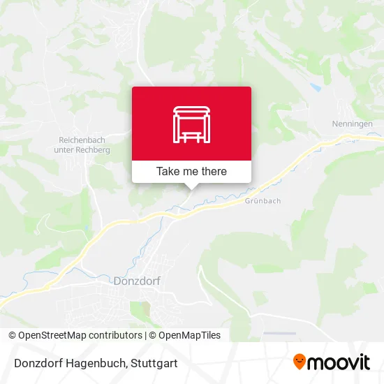 Карта Donzdorf Hagenbuch