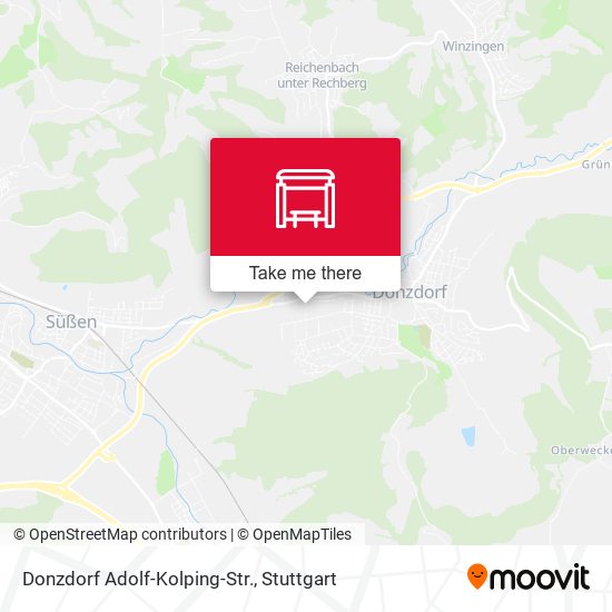 Donzdorf Adolf-Kolping-Str. map