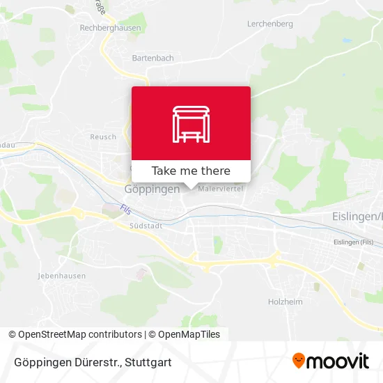 Карта Göppingen Dürerstr.
