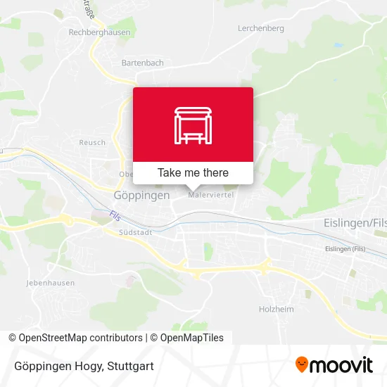 Карта Göppingen Hogy