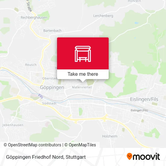 Карта Göppingen Friedhof Nord