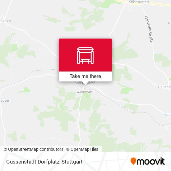 Gussenstadt Dorfplatz map