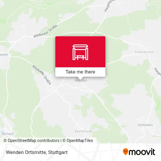 Карта Wenden Ortsmitte